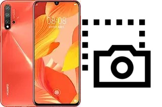 Captura de pantalla en Huawei nova 5 Pro