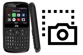 Captura de pantalla en JioPhone 2