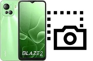 Captura de pantalla en Lava Blaze 2 Pro