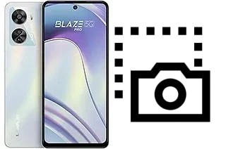 Captura de pantalla en Lava Blaze Pro 5G