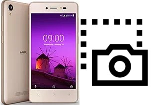 Captura de pantalla en Lava Z50