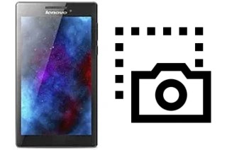 Captura de pantalla en Lenovo Tab 2 A7-30