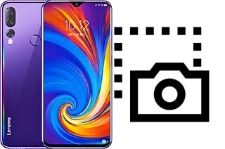 Captura de pantalla en Lenovo Z5s