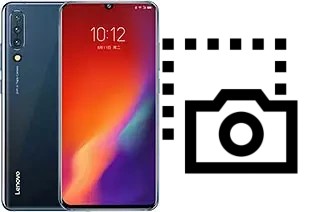 Captura de pantalla en Lenovo Z6