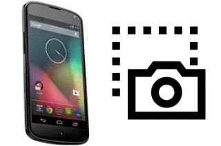 Captura de pantalla en LG Nexus 4 E960