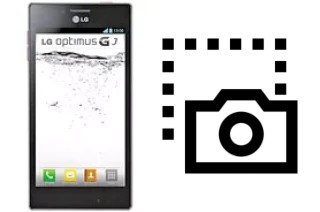 Captura de pantalla en LG Optimus GJ E975W