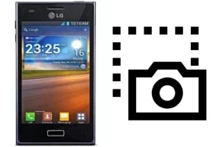 Captura de pantalla en LG Optimus L5 E610