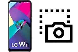 Captura de pantalla en LG W11