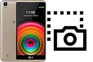 Captura de pantalla en LG X power