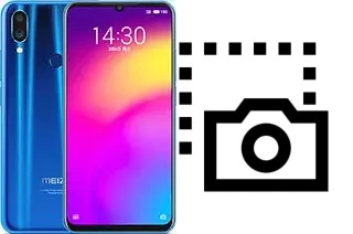 Captura de pantalla en Meizu Note 9