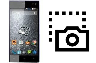 Captura de pantalla en Micromax A99 Canvas Xpress