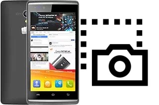 Captura de pantalla en Micromax Canvas Fire 4G Q411