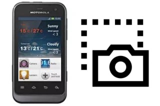 Captura de pantalla en Motorola Defy Mini XT320