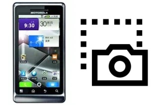 Captura de pantalla en Motorola MILESTONE 2 ME722