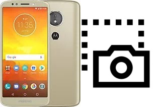 Captura de pantalla en Motorola Moto E5