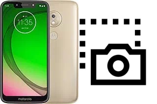 Captura de pantalla en Motorola Moto G7 Play