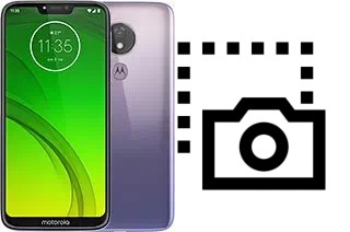 Captura de pantalla en Motorola Moto G7 Power