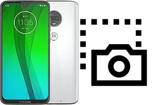 Captura de pantalla en Motorola Moto G7