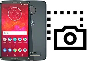 Captura de pantalla en Motorola Moto Z3