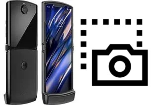 Captura de pantalla en Motorola Razr 2019