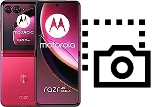 Captura de pantalla en Motorola Razr 40 Ultra