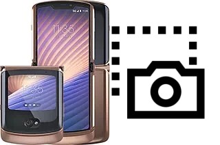 Captura de pantalla en Motorola Razr 5G