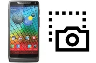 Captura de pantalla en Motorola RAZR i XT890