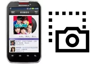 Captura de pantalla en Motorola MOTOSMART MIX XT550