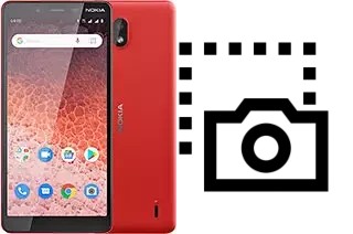 Captura de pantalla en Nokia 1 Plus