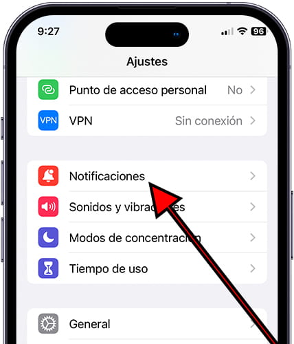 Notificaciones iOS