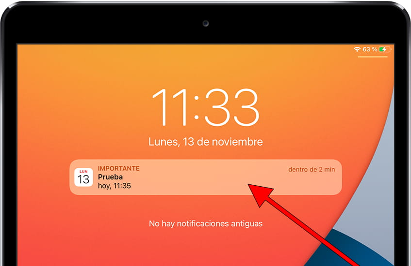 Notificación iOS