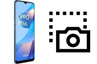 Captura de pantalla en Oppo a16s