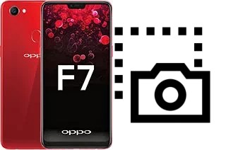 Captura de pantalla en Oppo F7