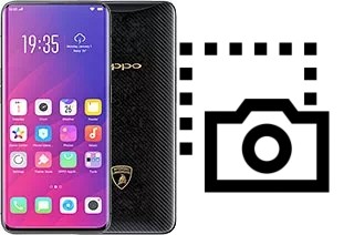 Captura de pantalla en Oppo Find X Lamborghini Edition