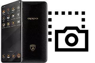 Captura de pantalla en Oppo Find X Lamborghini