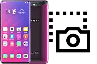 Captura de pantalla en Oppo Find X