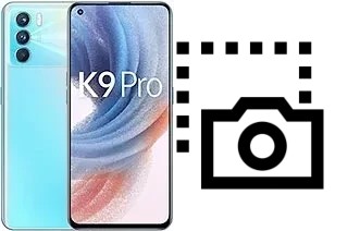 Captura de pantalla en Oppo K9 Pro