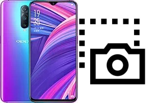 Captura de pantalla en Oppo R17 Pro