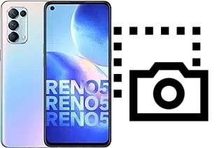 Captura de pantalla en Oppo Reno5 4G