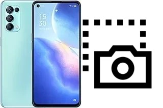 Captura de pantalla en Oppo Reno5 K