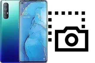 Captura de pantalla en Oppo Reno3 Pro