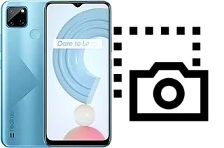Captura de pantalla en Realme C21Y