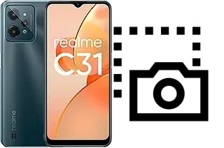 Captura de pantalla en Realme C31