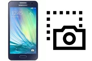 Captura de pantalla en Samsung Galaxy A3 Duos