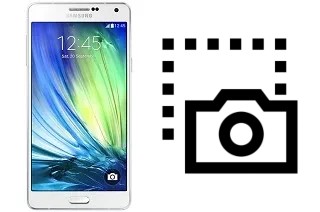 Captura de pantalla en Samsung Galaxy A7 Duos