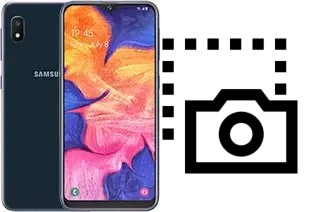 Captura de pantalla en Samsung Galaxy A10e