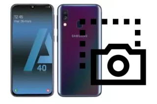 Captura de pantalla en Samsung Galaxy A40s