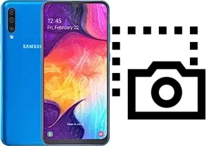 Captura de pantalla en Samsung Galaxy A50