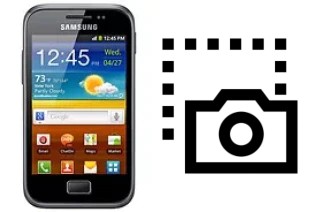 Captura de pantalla en Samsung Galaxy Ace Plus S7500