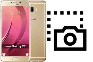 Captura de pantalla en Samsung Galaxy C7